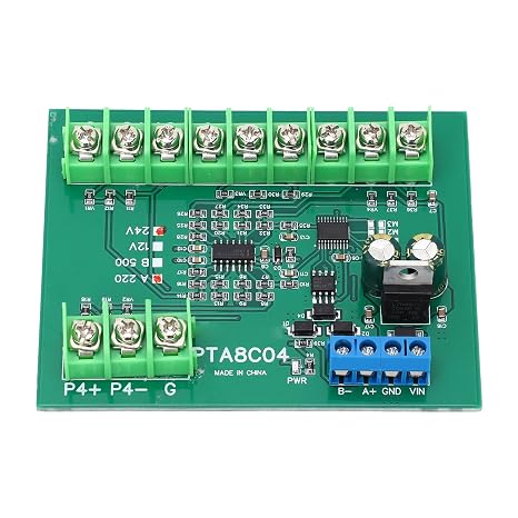 Temperature Sensor Module Kit, 4 Channel Pt100 Rtd Rs485 Temperature Sensor Acquisition Module, PT100 Resistance Value, for Thermostatic Systems, Thermal Systems, Measuring Instruments(A220 24V)