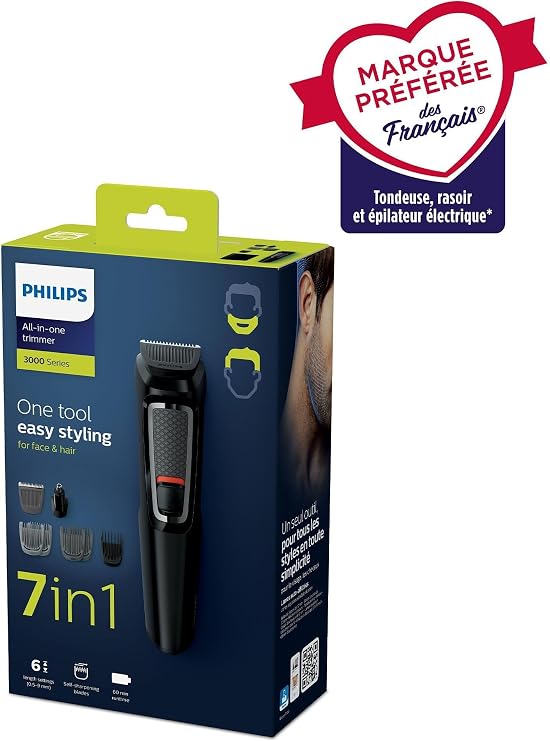 Philips MG3720/15 Men's Care Set 7 in 1, Black