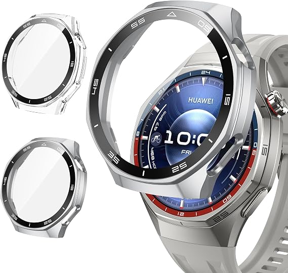 Neitra 2 Pack Hard PC Screen Protector Case for Huawei Watch GT6 pro 46mm