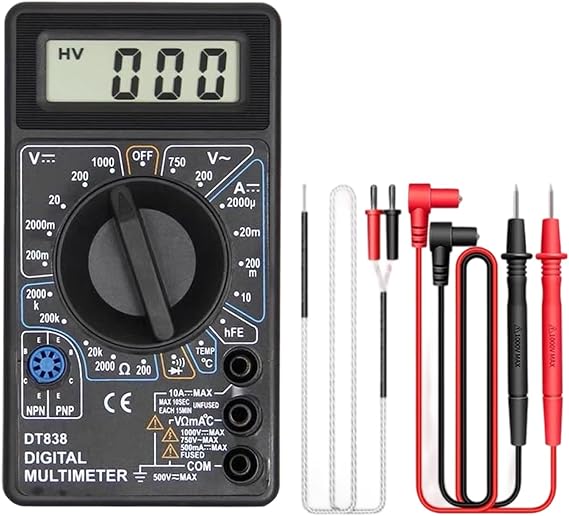 High Accuracy Digital Multimeter with Auto Scaling Function Easy to Carry for Electric Current Resistance Testing Digital Multimeter Semiconductor Testing Tool