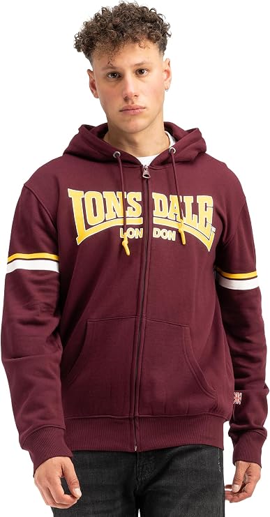 Lonsdale Men's Darfield Sweat jacket (pack of 1)