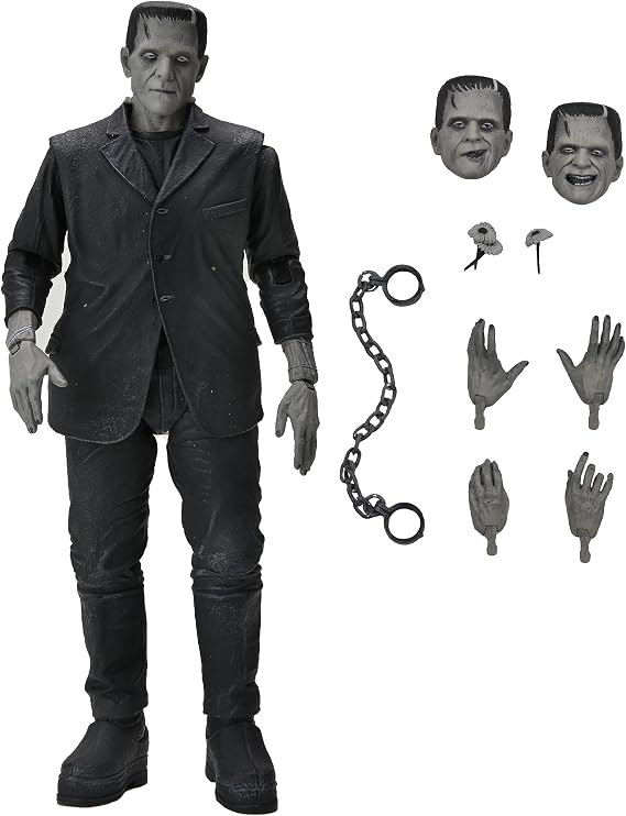 NECA Universal Monsters Ultimate Frankenstein's Monster (Black & White) Figür