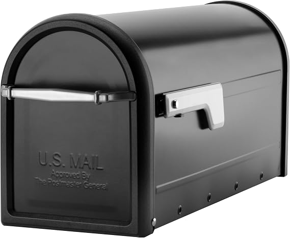 ARCHITECTURAL MAILBOXES 8950B-10 Chadwick Post Mount, Black, M