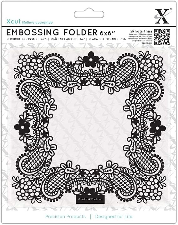 XCUT 6x6" Embossing Folder - Ornate Frame