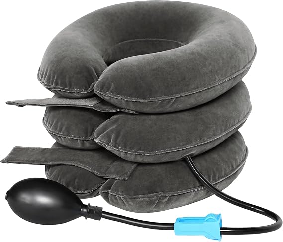 Cervical Neck Traction Device Inflatable Neck Stretcher Support Brace