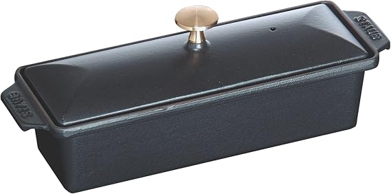 STAUB Terrine, Cast Iron Oven Dish, 30 x 11 cm, Rectangular, Made in France