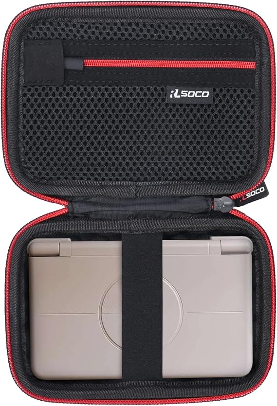RLSOCO Carrying Case for Retroid Pocket Flip 2 Retro Game Console - Protective Shell with Adjustable Wrist Strap/YKK Zipper | Shockproof, Dustproof, Water-Resistant (Case Only)
