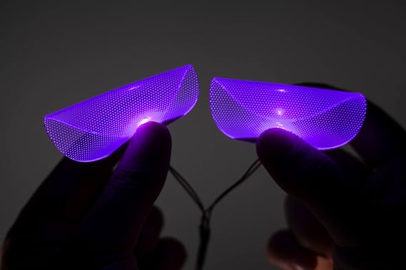 ラウンド パープル スター ロード デコレーション led ライト フレキシブル ヘルメット ライト コスプレ DIY キット RGB スーパーヒーロー 男性用 ギフト