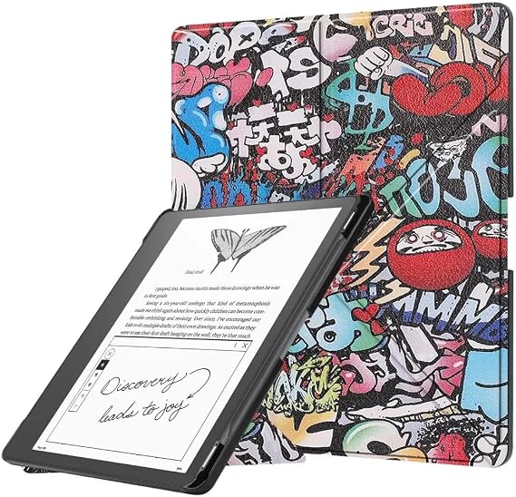 Kindle Scribe 2022 スマートケース 10.2インチ マルチフォールディングスタンドカバー 磁気耐衝撃フルプロテクションシェル 自動ウェイク/スリープグラフィティ