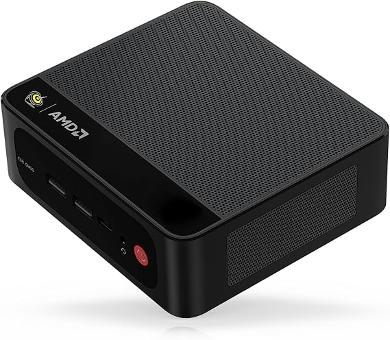 Beelink Mini PC SER5, AMD Ryzen 5 5500U(6C/12T,up to 4.0GHz), 16GB DDR4 480GB M.2 NVMe SSD Mini Computer Windows 11 Pro, 4K Triple Display HDMI/DP/Type-C, 2.5G LAN/WiFi6/BT5.2