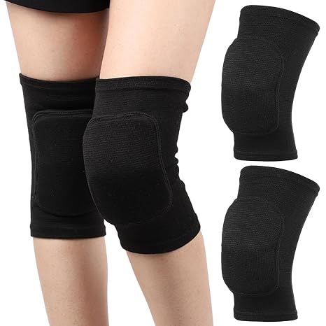 Stretchy Dance Knee Pads with Sponge, Protective Knee Brace Supports