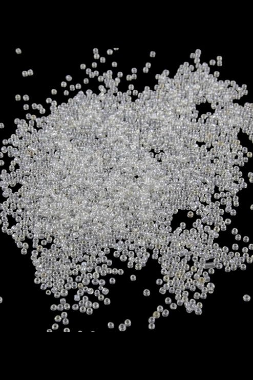 Serhat Aksesuar ve El İşçilik 08 Kum Az Şeffaf Boncuk 3 mm (100 Gr 6000 Adet)