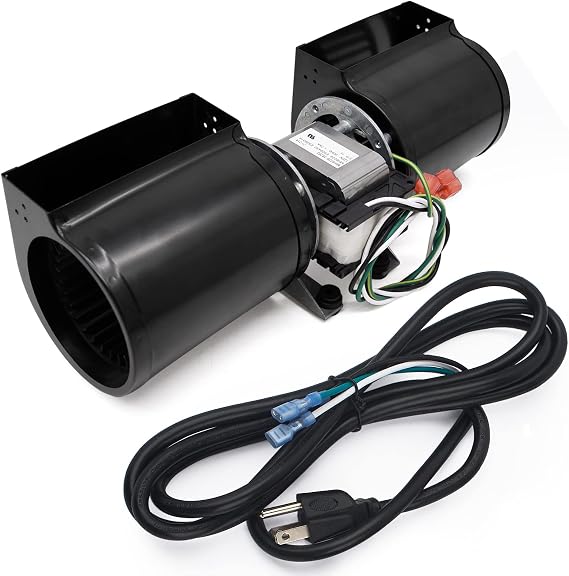 GFK-160 GFK160 Fireplace Blower Replacement for Heat N Glo, Heatilator, Heat & Glo, GTI and Quadra-Fire Fireplaces, GFK-160A Fireplace Blower Fan Kit for Hearth and Home DV3732 DV3732-B