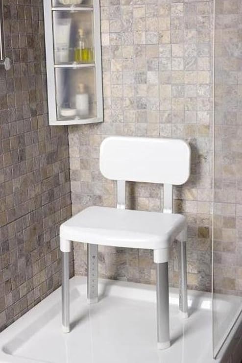 Prima Nova, Primanova Capadocia Sırt Destekli Banyo Taburesi M-kv20-1 Beyaz, INT-ANSAN2672