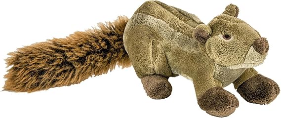 Fluff & Tuff, Peanut Chipmunk, Durable Plush Dog Toy