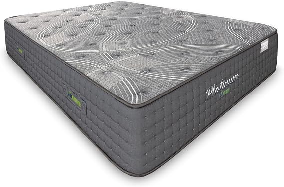 Matnature | Platinum | Great Comfort Pro Multiple Rest Mattress | Pocket Springs and Memory Foam | Height 30 cm | Breathable, Non-Slip and Anti-Dust Mite (135 x 190 cm)