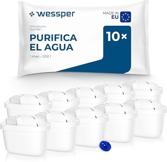 Wessper Water filter, additional pin compatible with brita pitcher - 10