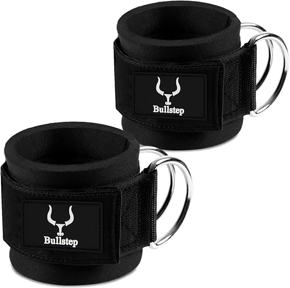 Gym Ankle Strap Cable Attachment | Cable Kickback Ankle Strap | Leg Straps Gym for Cable Machine | Cuffs Gym With Padded Neoprene For Hips Glute Workout