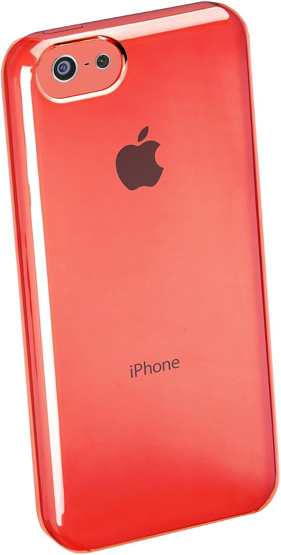 cellularline Apple iPhone 5C için floresan arka kapak pembe