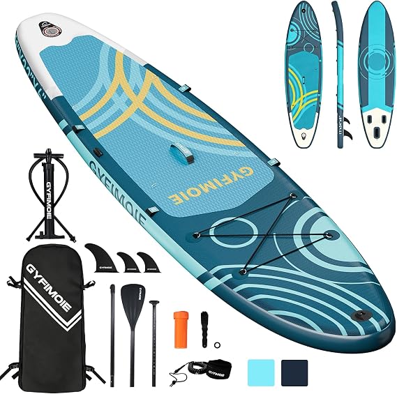 335cm Premium Stand Up Paddleboard, SUP Board Set, Inflatable, with Universal Camera Mount, Complete Accessories, Adjustable Paddle, for Beginners and Advanced Paddlers