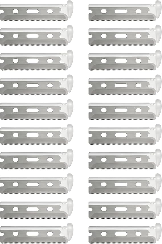 20Pcs Replacement Blades for Tweezerman Dermaplaning Facial Razor