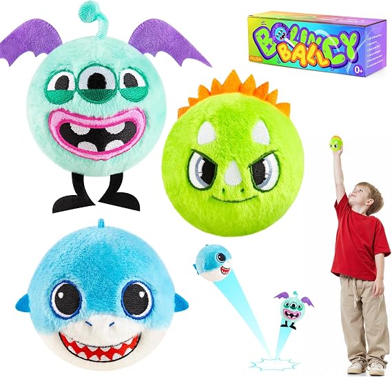 U&C Planet 3 Set Toddler Bouncy Balls Soft Ballplay Balls for Babies