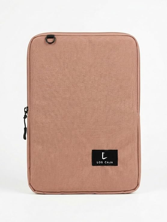 Premium Tablet Çantası ve Organizer - İçi Cepli, Darbe Emici Koruyucu Kılıf (Pembe)