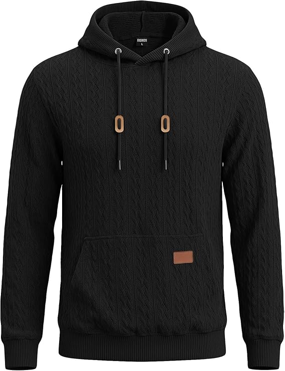 Mens Hoodies Pullover Tracksuit Tops Long Sleeve Hooded