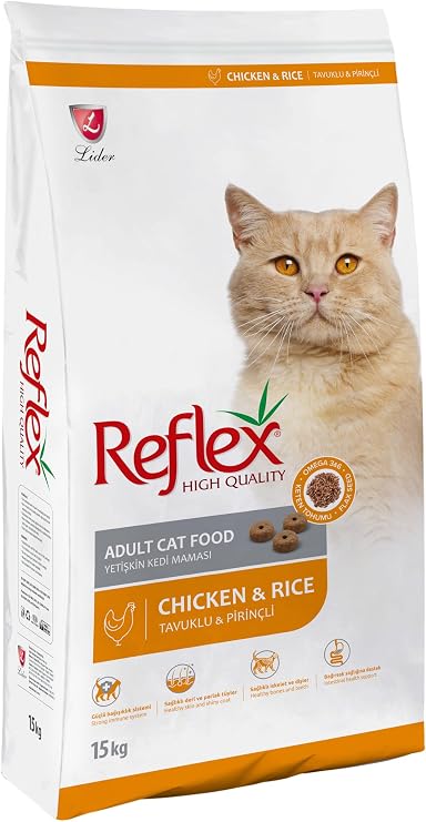 Reflex Tavuklu Yetişkin Kedi Maması 15 kg [Enerji Sınıfı A+]