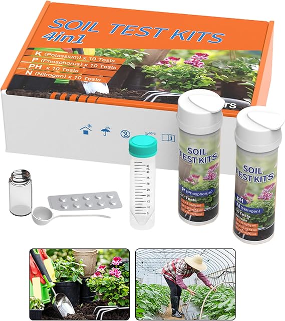 Yard Soil Test Kit Gardening Lawn Grass Analyzer