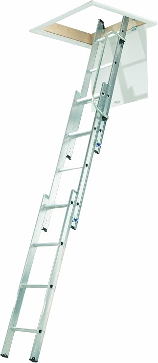 Abru Arrow 3 Section Aluminium Loft Ladder