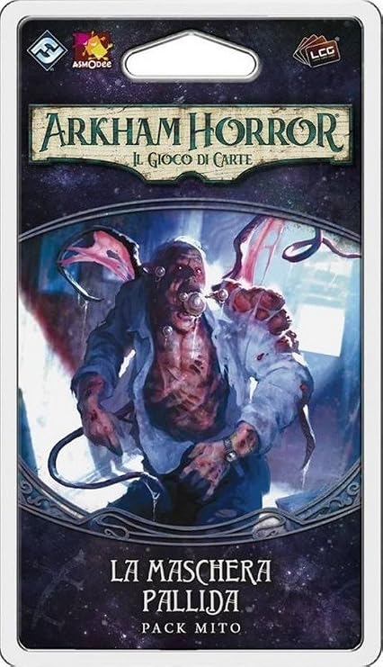 Asmodee - Arkham Horror The Card Game: Pale Mask - Card Game Expansion, Italian Edition