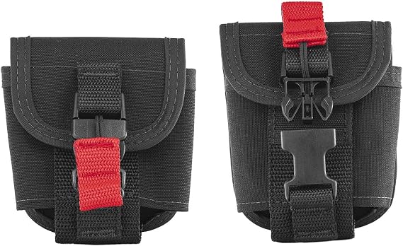 Dive Rite Scuba Diving Quick Buckle Weight Pocket System - 20 LB