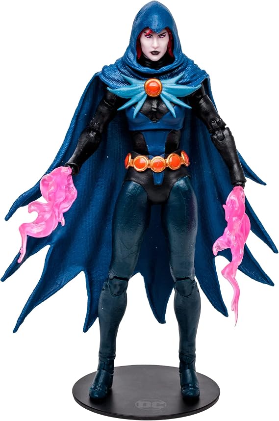 McFarlane Toys, DC Multiverse Titans Raven 7-Inch Build-A Figure with 22 Moving Parts, Collectible DC Action Figure with Unique Collectible Character Card – Ages 12+, Multicolor