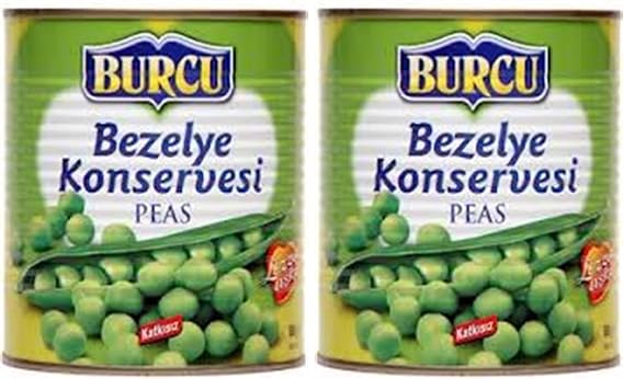 Burcu Bezelye Konservesi 830g 2li paket