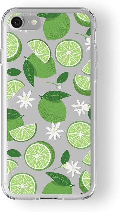 Multitronic Iphone Se 2020 Ve 2022 ile Uyumlu Lime Tasarım Baskılı Şeffaf Kılıf, larose0206