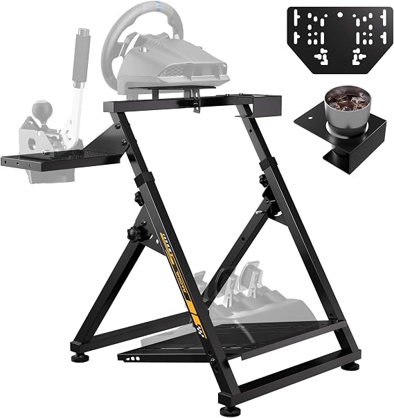 Steering Wheel Stand High Compatible with Logitech G29 G23, Fits Handbrake