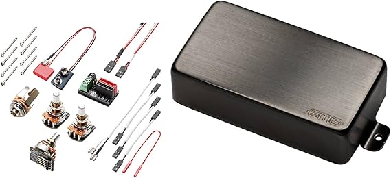 EMG EM920132 60 Active E Guitar Pickup - Brushed Black/Chrome