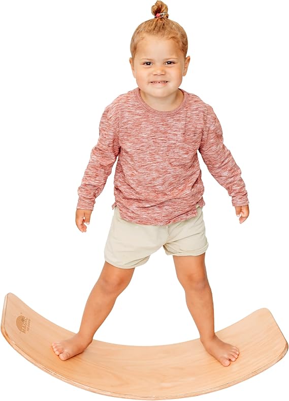 Wooden Sensory Balance Board for Kids Aged 3+