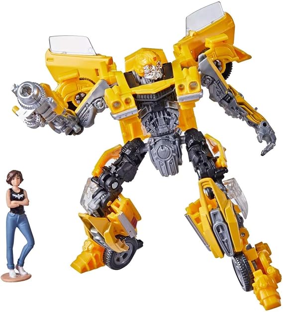 Transformers 2021 Buzzworthy Bumblebee Studio Series #15BB Deluxe Classic Camaro Bumblebee with Charlie Figure
