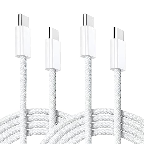 USB C Cable 2 m - High Quality USB C Charging Cable 2 m Fast Charging Cable for iPhone 17/16/15 iPad Pro 10/11th Nothing Phone Compatible USB C Cable with Google Pixel and Robust Nylon 60