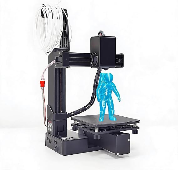 Mini 3D Printer for Beginners, High Precision Fast Heating Compact 3D Printer, Quick Assembly, 3D Printer for Kids, Print Size 4 x 4 x 4 inches US Plug