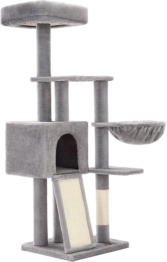 Feandrea Cat Tree, Play Tower, Height 134 cm