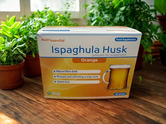Ispaghula Husk Orange Drink Sachets | Contains Natural Fibre | High Fibre | Gluten Free | 30 Orange Flavour Sachets (30)
