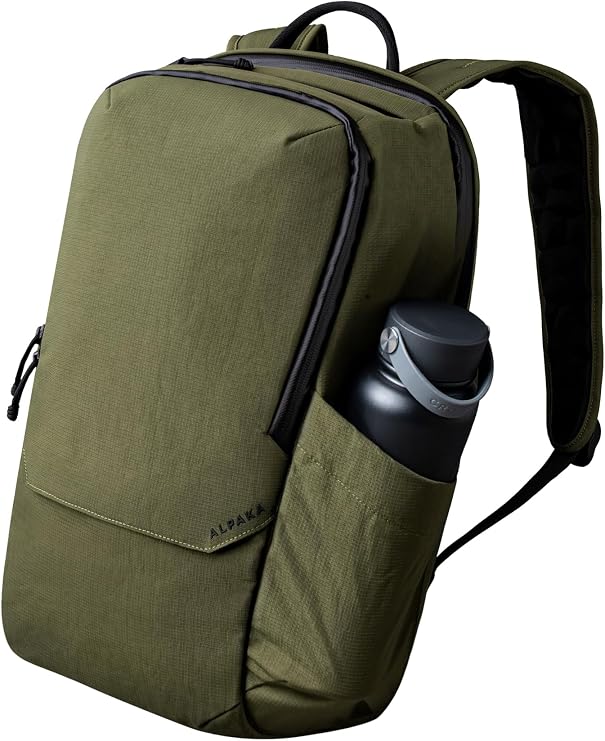 ALPAKA Elements Backpack Pro 24L Laptop Backpack Green Axoflux 400D