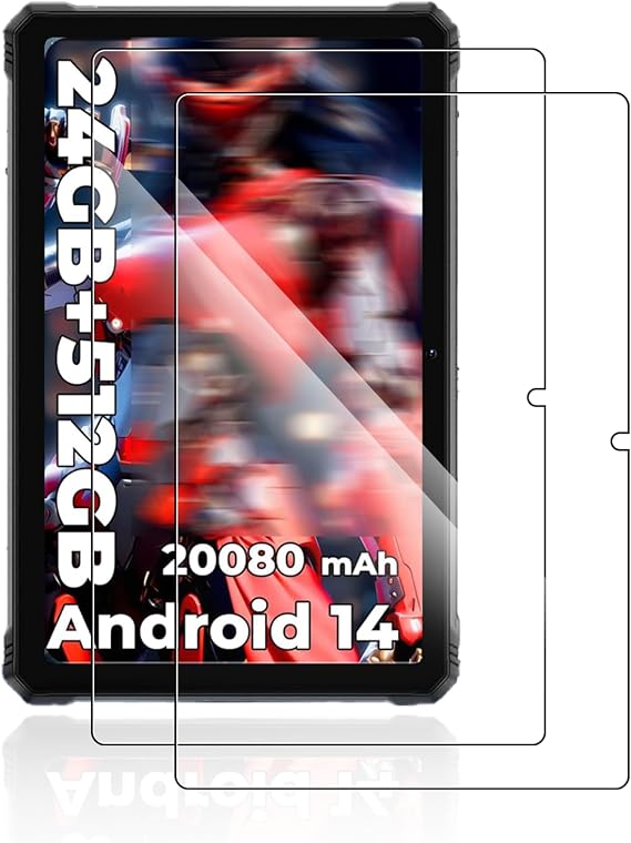 2 Pack Screen protector for HOTWAV R9 Plus Tablet 11 inch 2025 Newest, yystao Tempered Glass Film compatible with HOTWAV R9 Plus, 9H Hardness，Anti-Scratch, Touch-Sensitive, HD Clear