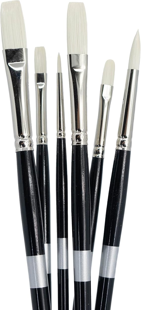 Trekell - Opal 6 Piece Brush Set - Long Handle