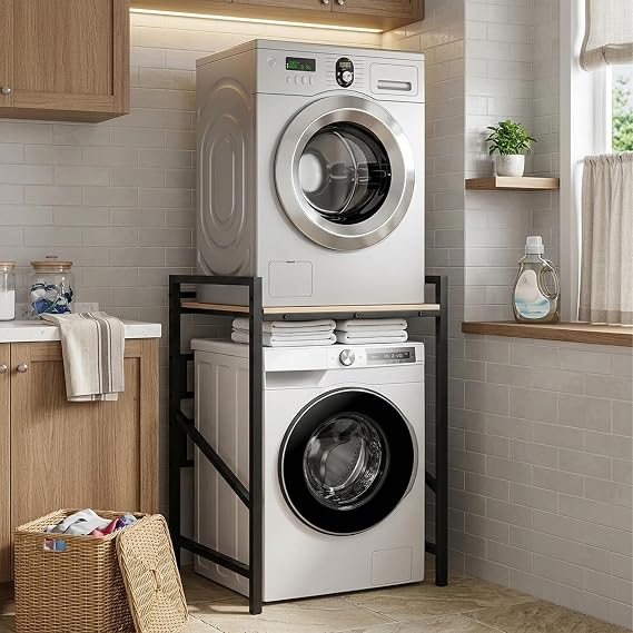 Washer Dryer Stand Stacking Kit, Washing Machine Stand, 71x61x102CM