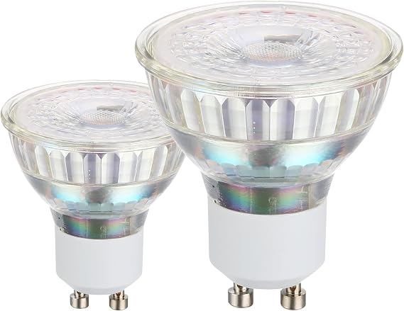 Eglo Set of 2 LED Light Bulbs, GU10 Reflector Lamps [Energy Class F]