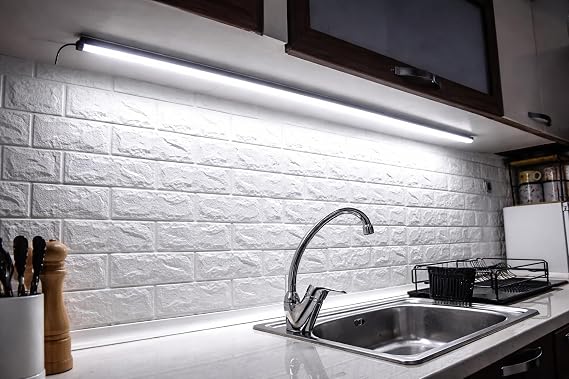 Dokunmatik 120cm Dim Edilebilir Tak Çalıştır Led Işık Mutfak, Dolap, Tezgah Altı, Duvar Dekoratif GeceLamba (BEYAZ IŞIK). [Enerji Sınıfı A]
